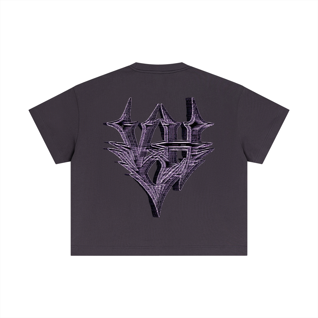Varsity Hearts [REDACTED] Tee Purple